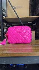 Liv and Milly Handbags - Wallets Neon Patent Pink Liv & Milly Handbag Sally