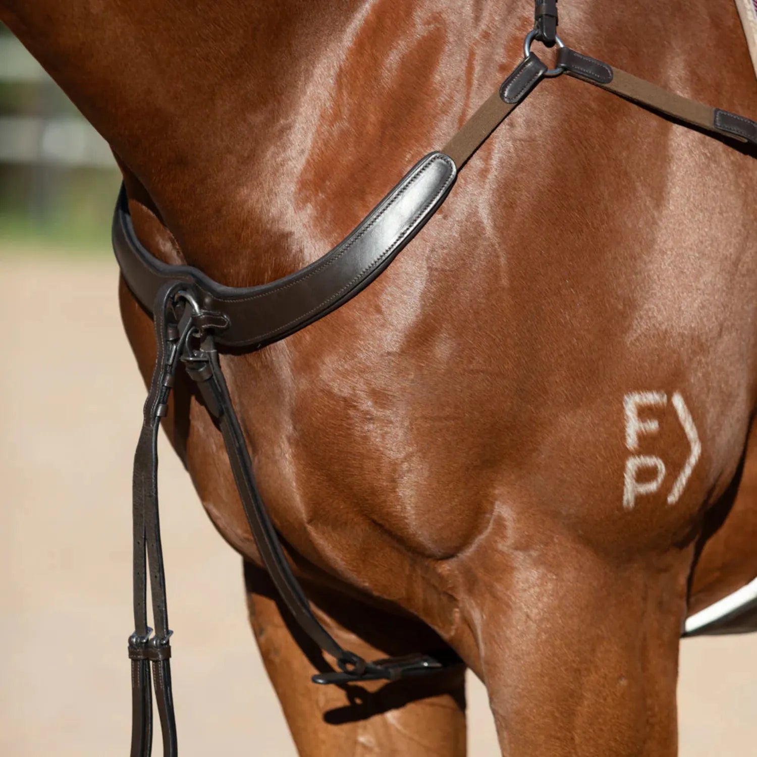 Lumiere Breastplates - Martingales Full / Black Lumiere Breastplate Parker Bridge