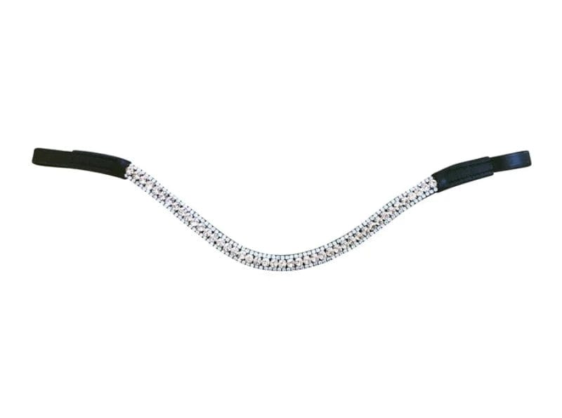 Lumiere Bridle Accessories Lumiere Browband Champagne Crystal (L510)