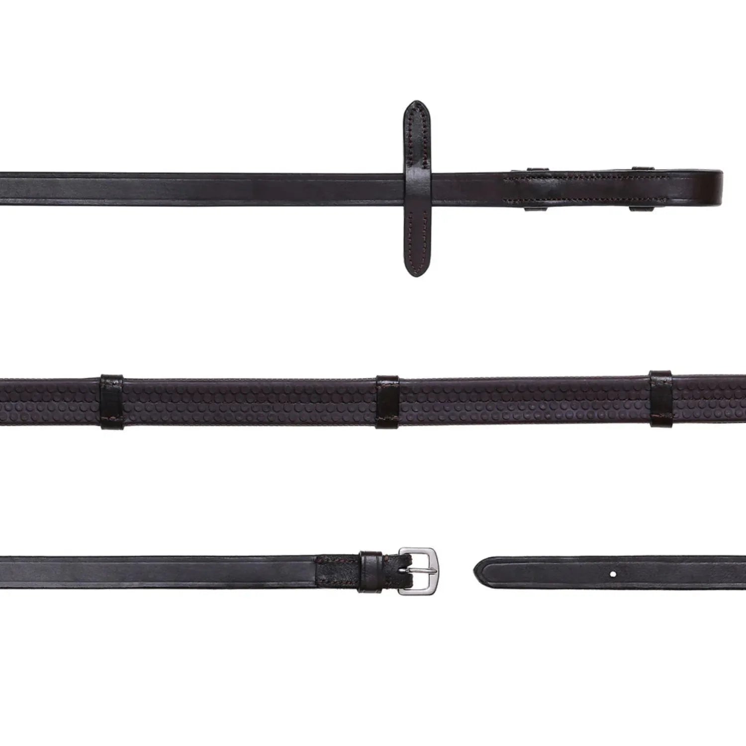Lumiere Reins Cob / Black Lumiere Reins Leather with Rubber Grip
