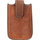 Martins Saddlery Saddle Accessories Chocolate Leather Phone Holder
