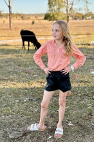 Mary G Kids Shorts- Skirts - Dresses Y10 / Black/Rose Gold Mary G Shorts Girls Old School