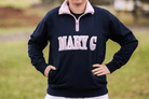 Mary G Womens Jumpers, Jackets & Vests 08 / Navy Mary G Jumper Womens 1/4 Zip