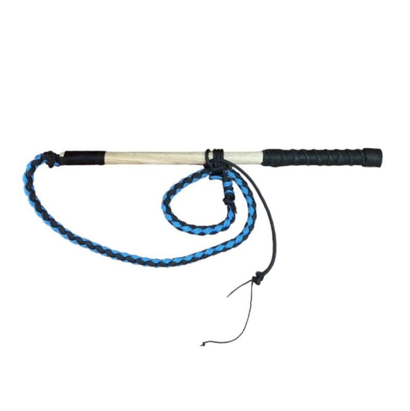 McAlister Whips 4ft / Blue/Black McAlister Stockwhip Nylon Neon