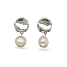 MCJ Jewellery MCJ Jewellery Earring Disc & Pearl