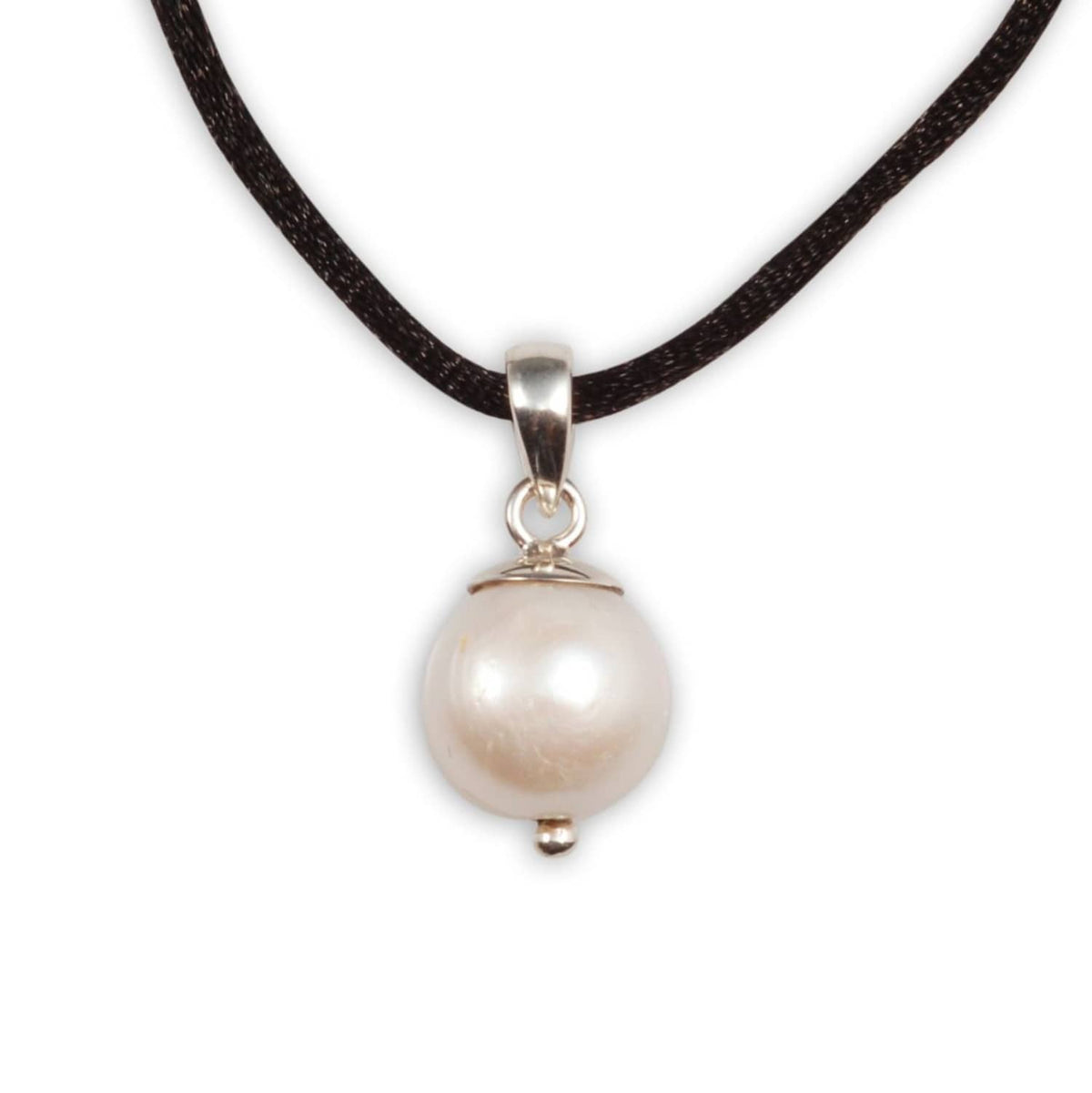 MCJ Jewellery Silver Handmade Pearl Pendant