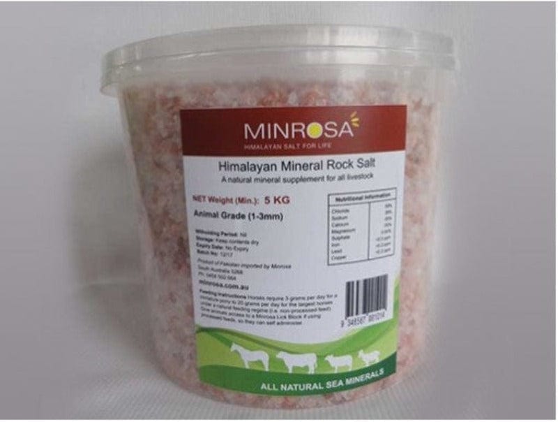 Minrosa Vet & Feed 5KG Minrosa Himalayan Salt Granules (MINROGRAN)