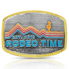 Montana Silversmiths Belt Accessories Montana Silversmiths Belt Buckle Dale Brisby Retro Rodeo Time