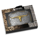Montana Silversmiths Belt Accessories Montana Silversmiths Belt Buckle Longhorn Legacy