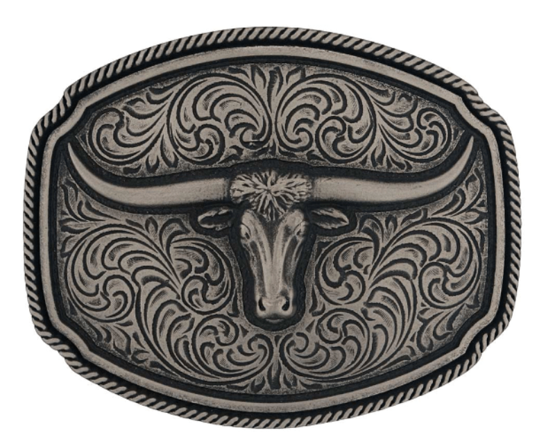 Montana Silversmiths Belt Accessories Montana Silversmiths Belt Buckle Longhorn Soul