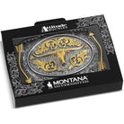 Montana Silversmiths Belt Accessories Montana Silversmiths Belt Buckle Pointing West Longhorn