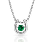 Montana Silversmiths Jewellery May Montana Silversmiths Necklace Horseshoe with Birthstone