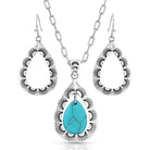 Montana Silversmiths Jewellery Montana Silversmiths Set Roadrunner Turquoise