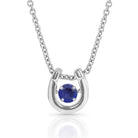 Montana Silversmiths Jewellery September Montana Silversmiths Necklace Horseshoe with Birthstone