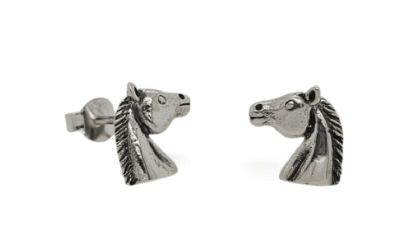 Mountain Creek Jewellery Jewellery MCJ Earrings Horse Head Studs