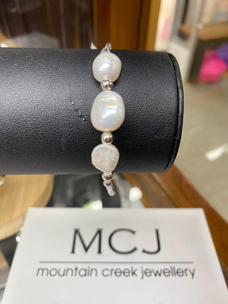 Mountain Creek Jewellery Mountain Creek Jewellery Bracelet 3 Bar Pearls