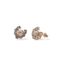 Mountain Creek Jewellery Mountain Creek Jewellery Earrings CZ & Pearl Rose Gold