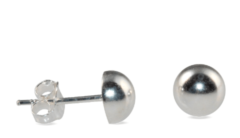 Mountain Creek Jewellery Mountain Creek Jewellery Studs Half Ball