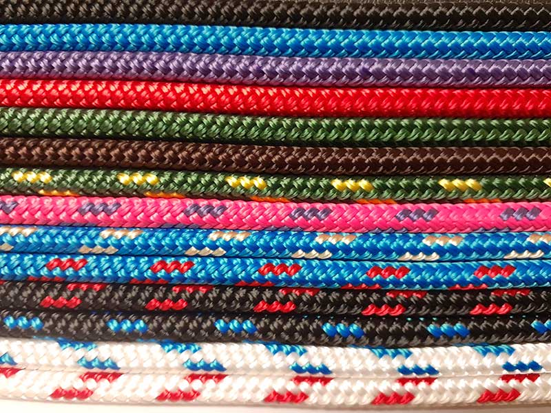 Nungar Knots Lead Ropes 12ft / Assorted Nungar Knots Lead Rope without Clips (LEADS12FTASST)