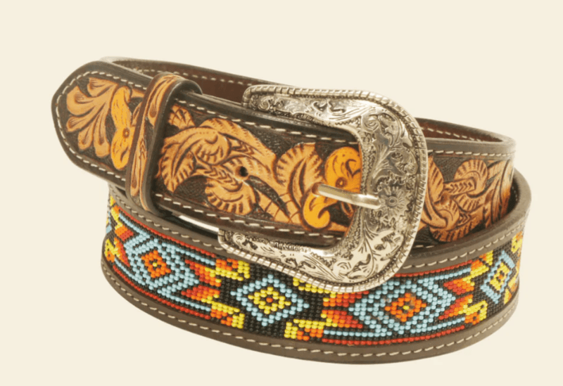 Outback King Womens Belts 34in Outback King Belt Womens Beaded Western