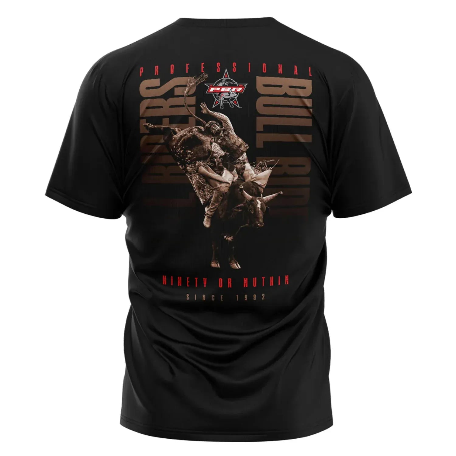 PBR Mens Shirts M / Black PBR Tee Mens Ninety or Nuthin