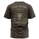 PBR Mens Shirts M / Brown PBR Tee Mens B.A.A.F.O