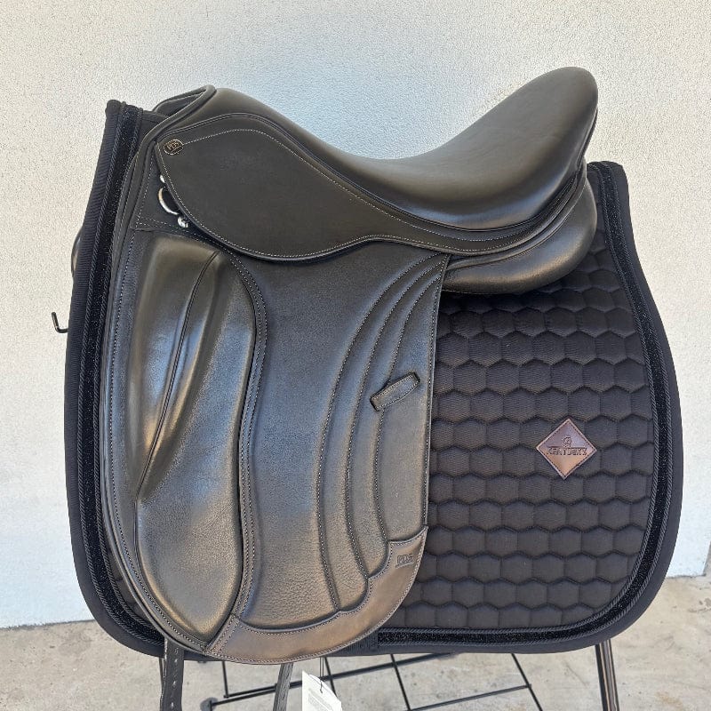 PDS Saddles 17.5in / Black PDS Dressage Saddle Delicato - DEMO MODEL