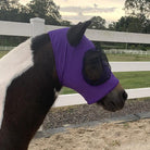 Piccolo Fly Masks & Bonnets Mini / Purple/Black Piccolo Fly Mask Lycra Pull-On