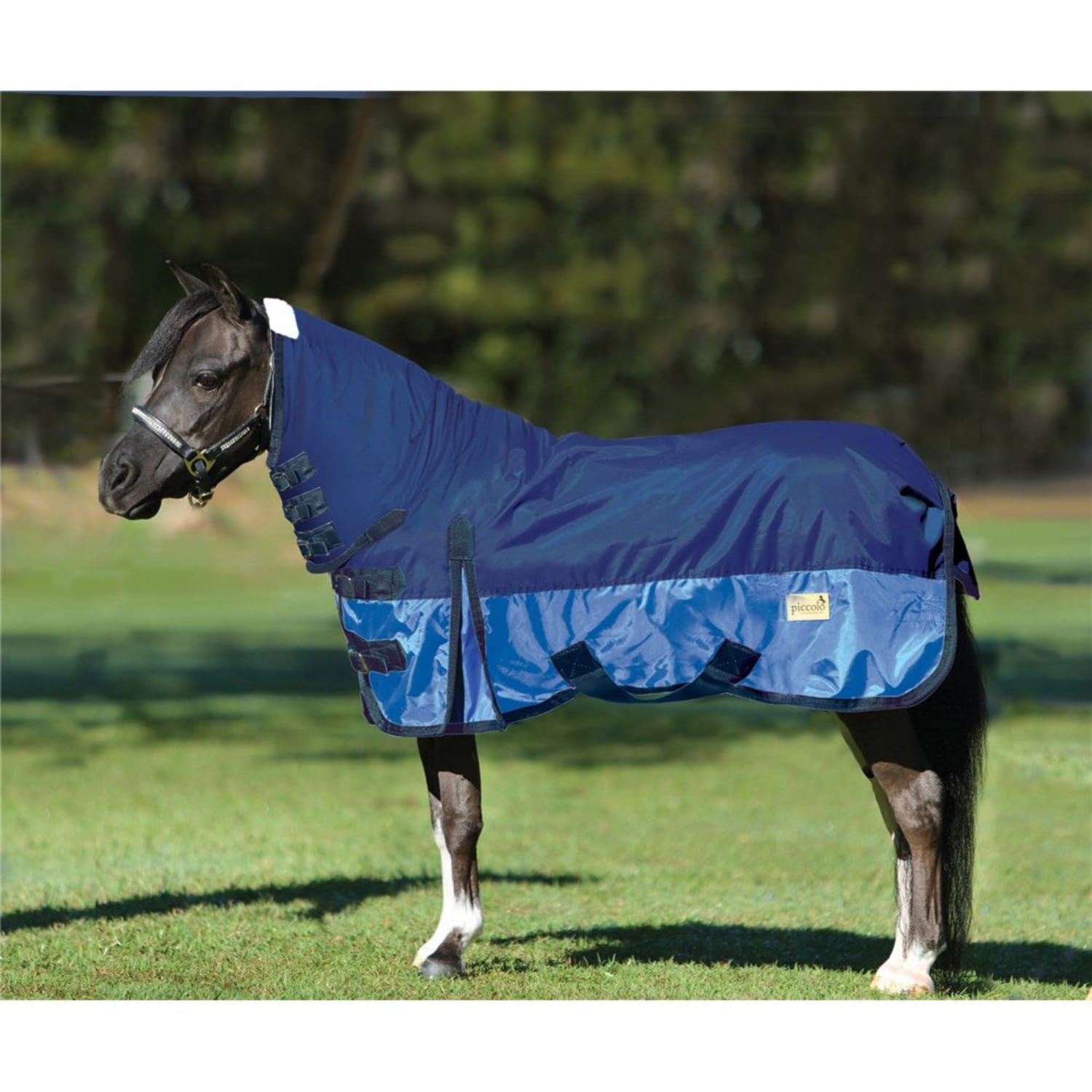 Piccolo Winter Horse Rugs 3ft0 / Navy/Baby Blue Piccolo Combo Mini 600D Turnout