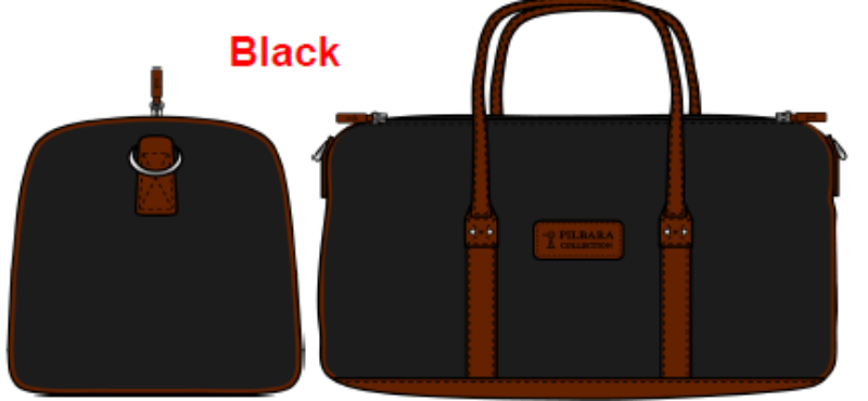 Pilbara Gear Bags & Luggage Black Pilbara Overnighter Bag