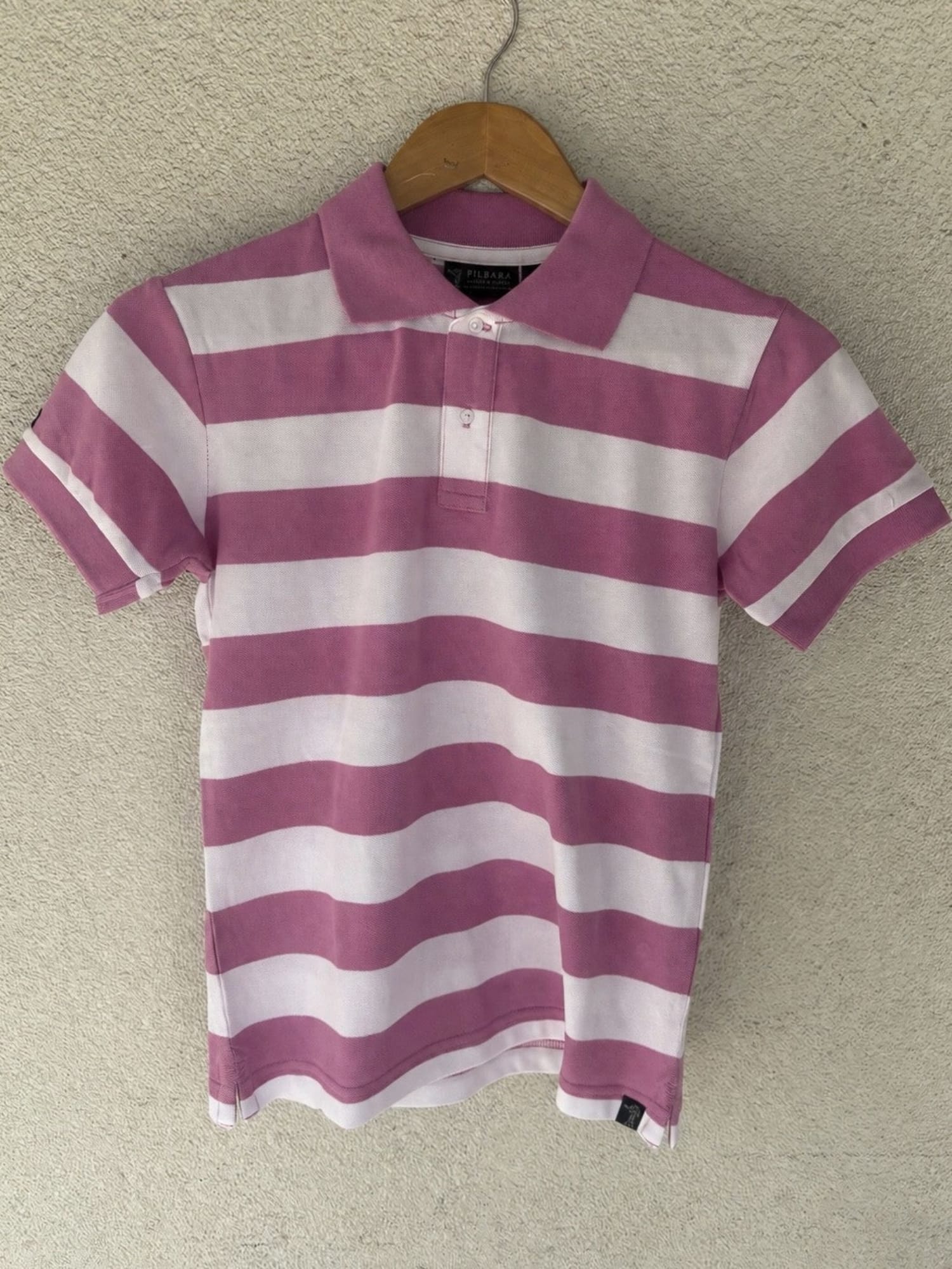 Pilbara Kids Shirts Y 11-12 / Crocus/White Pilbara Polo Kids Striped