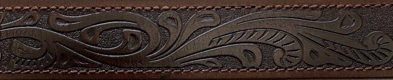 Pilbara Mens Belts Pilbara Belt Western Dress Buckle Tooled