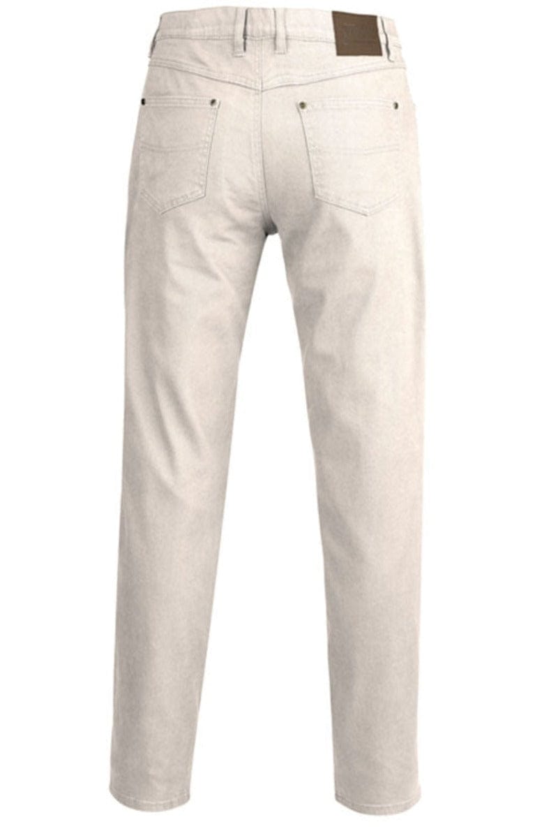 Pilbara Mens Jeans 28R / Bone Pilbara Jeans Men Cotton Stretch (RMPC014)