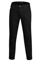 Pilbara Mens Jeans 32R / Black Pilbara Jeans Men Cotton Stretch Black