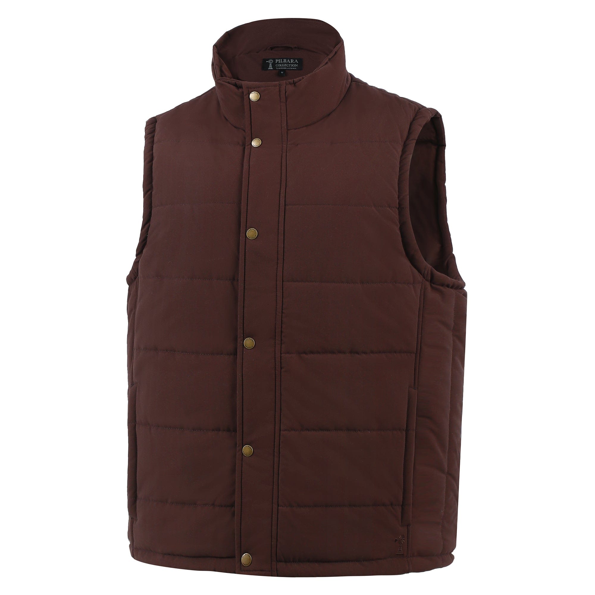 Pilbara Mens Jumpers, Jackets & Vests XS / Coffee Bean Pilbara Mens Vest