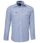 Pilbara Mens Shirts Pilbara Shirt Mens Double Pocket Check