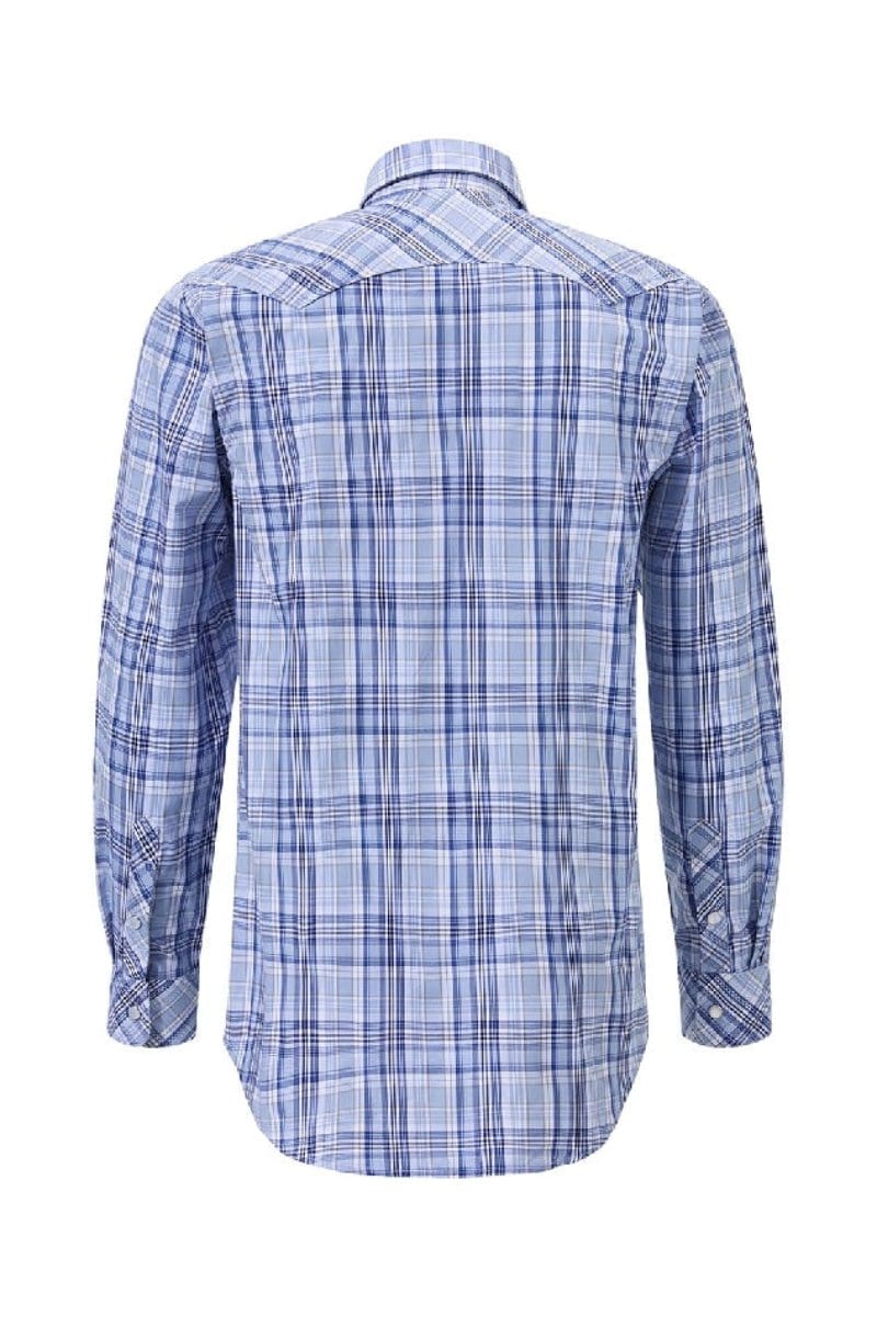 Pilbara Mens Shirts Pilbara Shirt Mens Western Snap Button Check