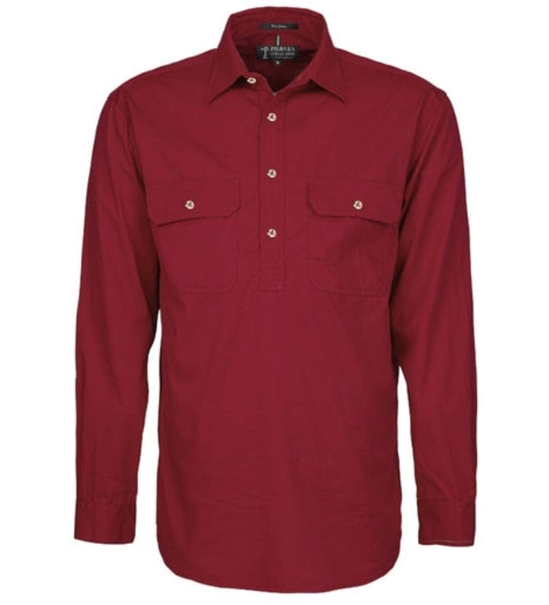 Pilbara Mens Shirts Pilbara Shirt Mens Workshirt (RM200CF)