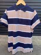 Pilbara Mens Shirts S / Clay/White Pilbara Polo Mens Striped Pocket