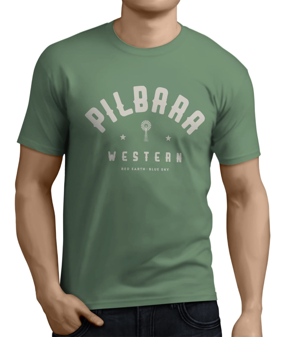 Pilbara Mens Shirts S / Kashmir Pilbara Tee Mens Classic Fit