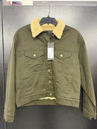 Pilbara Womens Jumpers, Jackets & Vests 08 / Moss Pilbara Jacket Womens Sherpa Lined Denim