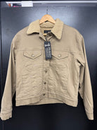 Pilbara Womens Jumpers, Jackets & Vests 08 / Wheat Pilbara Jacket Womens Sherpa Lined Denim