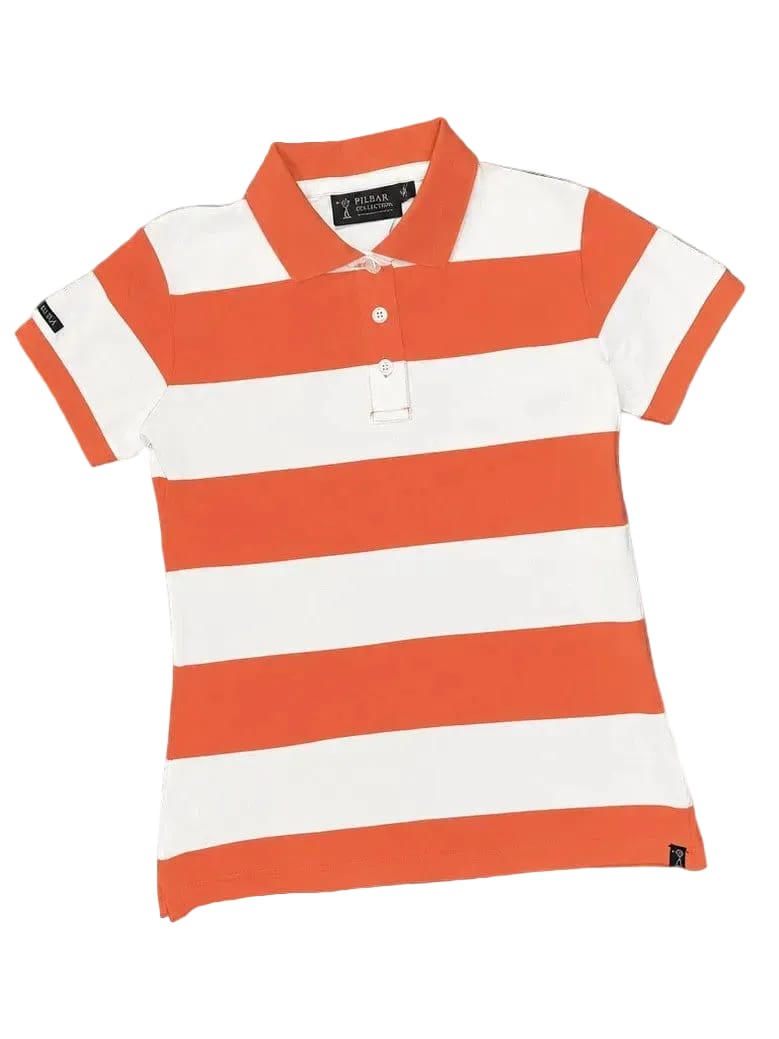 Pilbara Womens Shirts 10 / Camillia/White Pilbara Polo Womens Sophia Classic