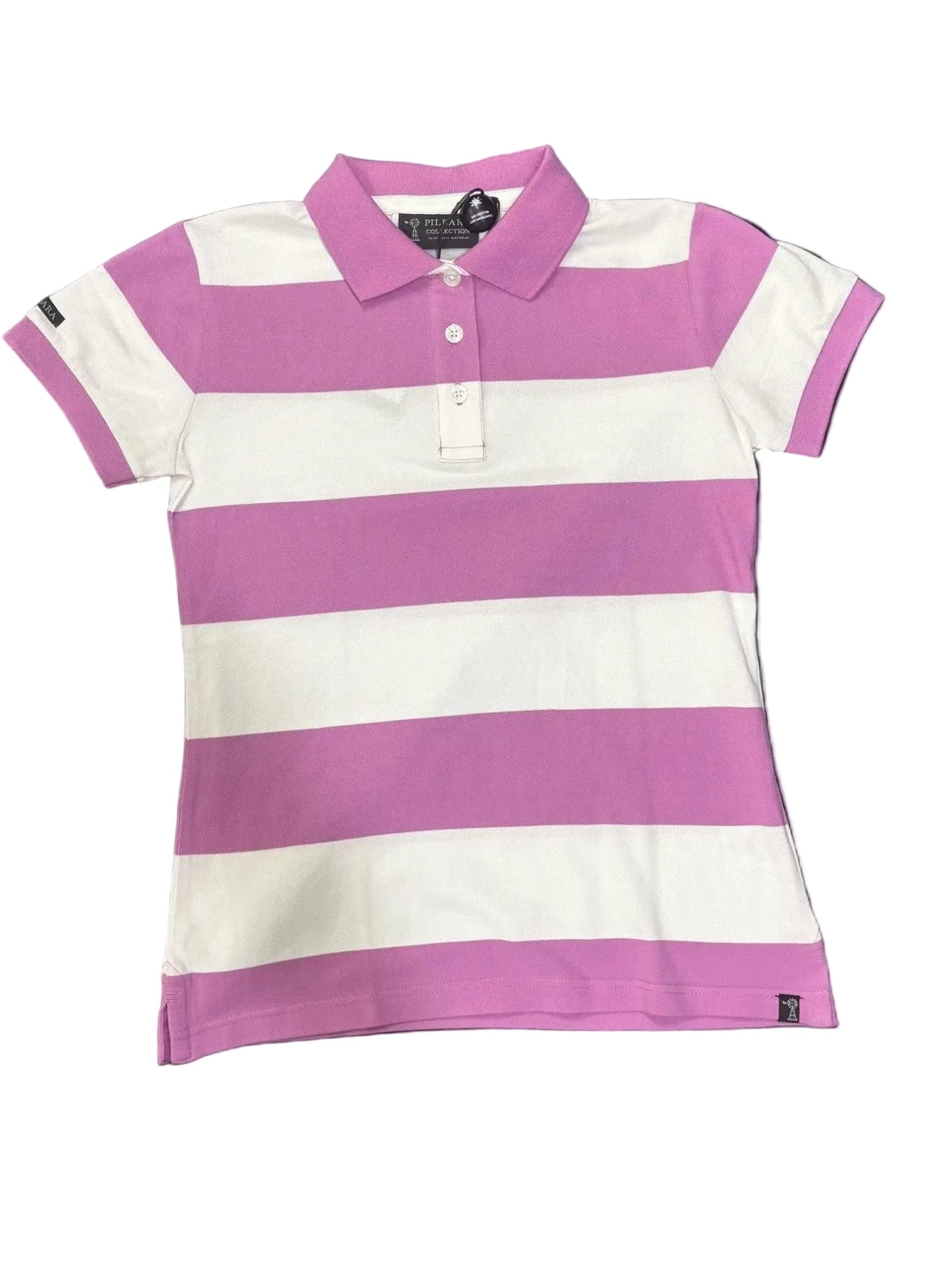 Pilbara Womens Shirts 10 / Crocus/White Pilbara Polo Womens Sophia Classic