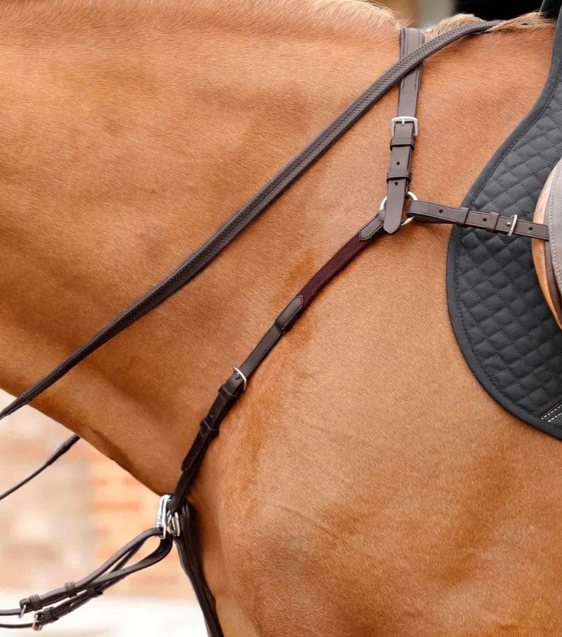 Premier Equine Breastplates & Martingales Full / Brown Premier Equine Valbrona Performance Breastplate