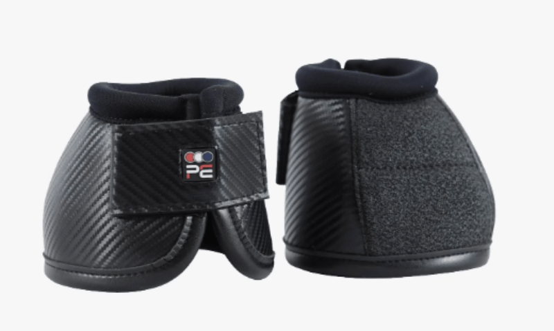 Premier Equine Horse Boots & Bandages L / Black Premier Equine Bell Boots Carbon Tech Kevlar No-Turn