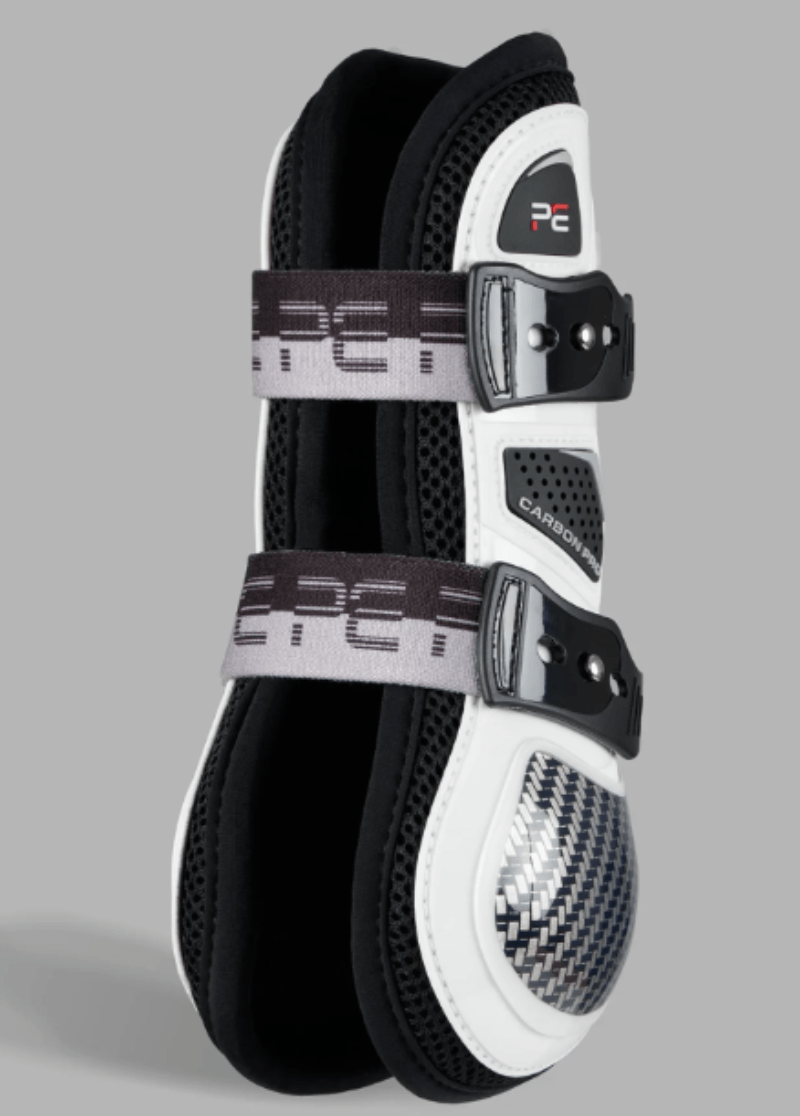 Premier Equine Horse Boots & Bandages M / White Premier Equine Tendon Boots Carbon Pro