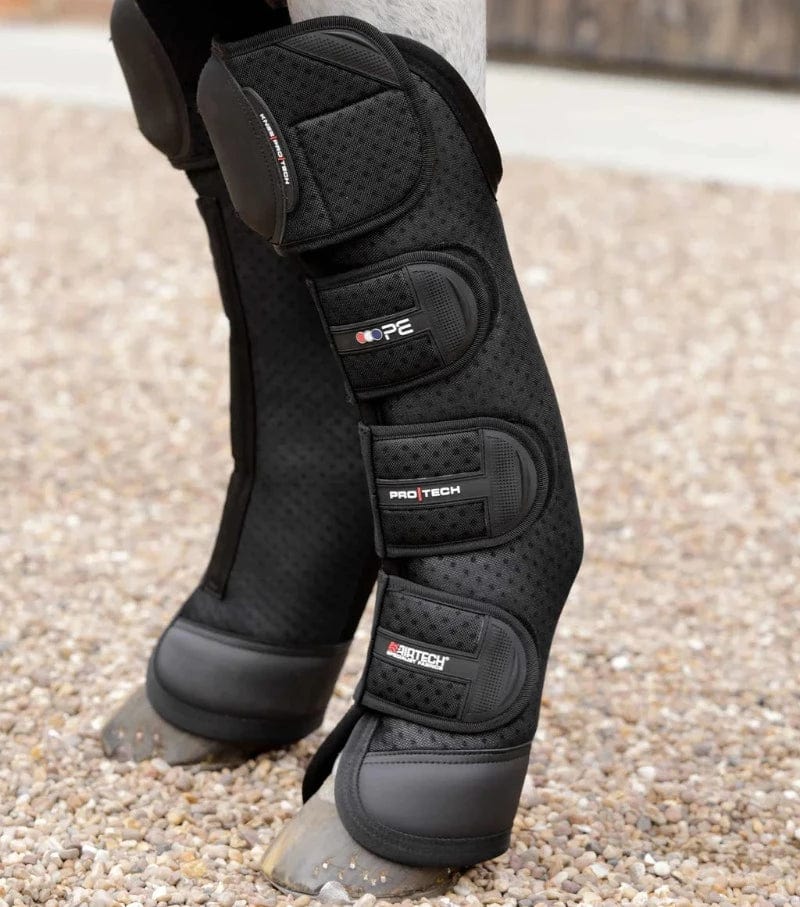 Premier Equine Horse Boots & Bandages S / Black Premier Equine Air-Technology Knee Travel Boots (1008)