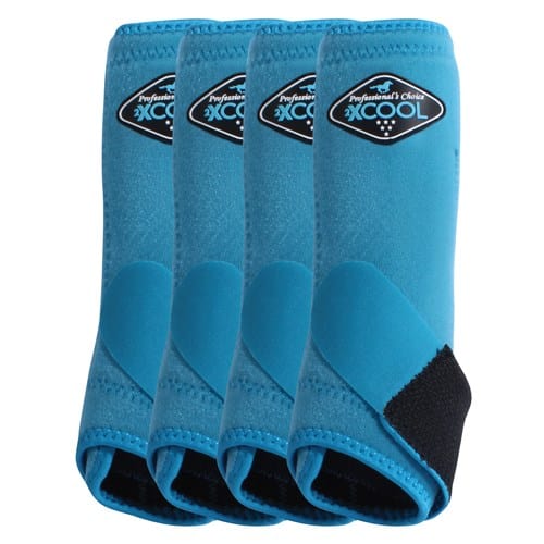 Professionals Choice Horse Boots & Bandages M / Turquoise Pro Choice SMB 2Xcool Sport Boots 4 Pack (PRC1690)