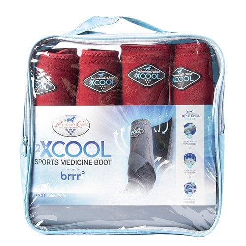 Professionals Choice Horse Boots & Bandages M / Wine Pro Choice SMB 2Xcool Sport Boots 4 Pack (PRC1690)